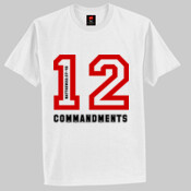 12COMMANDMENTS - Hanes - Classic T