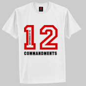 12COMMANDMENTS - Hanes - Classic T